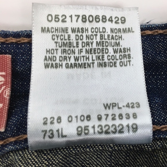 LEVI’S Jean Skirt Flare Denim Modest Western Rockabilly Cowgirl Rodeo Size 10 - Picture 8 of 10